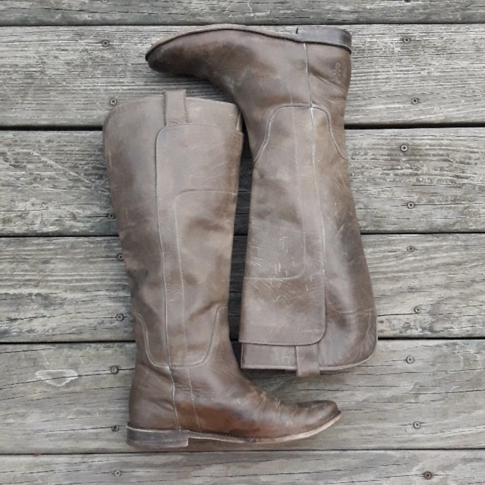 Women's Frye Melissa Boot 8.5 B Brown Leather